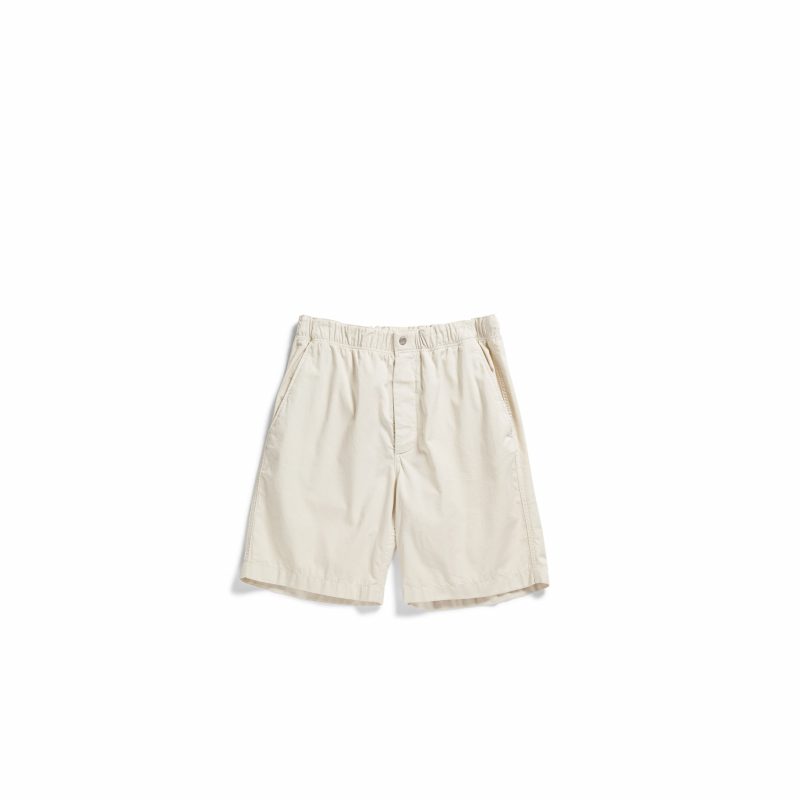 NORSE PROJECTS Ezra Twill Shorts - Oatmeal Front