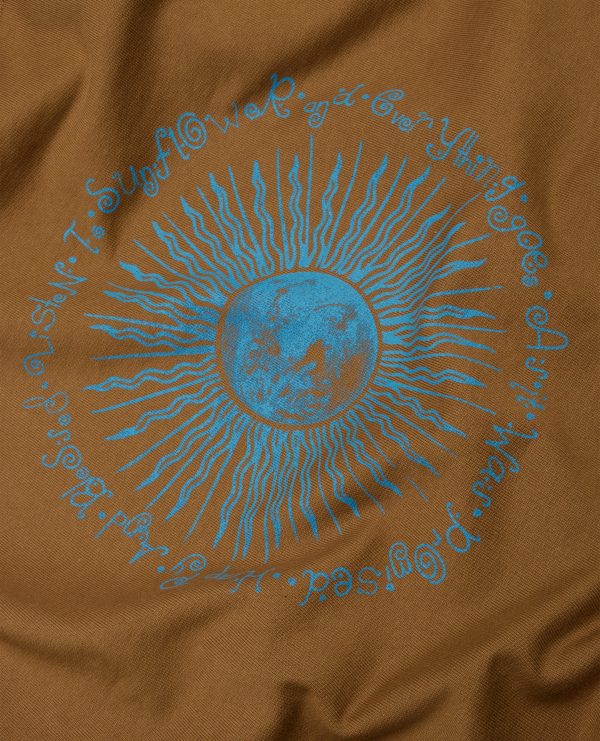 SUNFLOWER Planet Tee - Brown Details Back