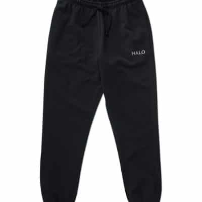 HALO Graphic Sweatpants - Black Front