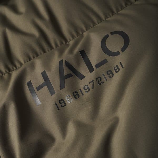 HALO Down Puffer - Major Brown Close Up