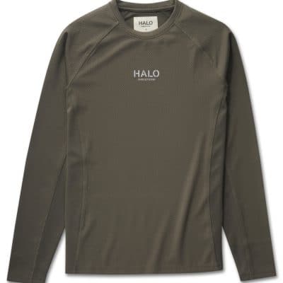HALO Training L/S T-Shirt - Major Brown Front