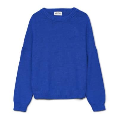 AIAYU Juna Sweater - Electric Blue Front