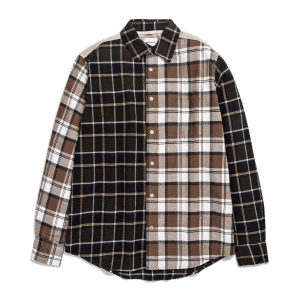 NORSE PROJECTS Algot Mixed Flannel Shirt Front