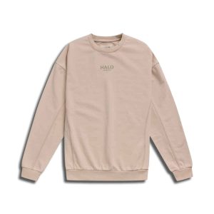 HALO Heavy Graphic Crewneck - Oyster Gray Front