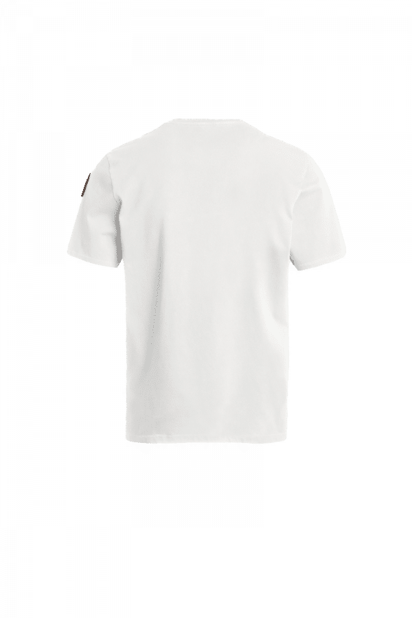 PARAJUMPERS Men Tape Tee - Off White Back