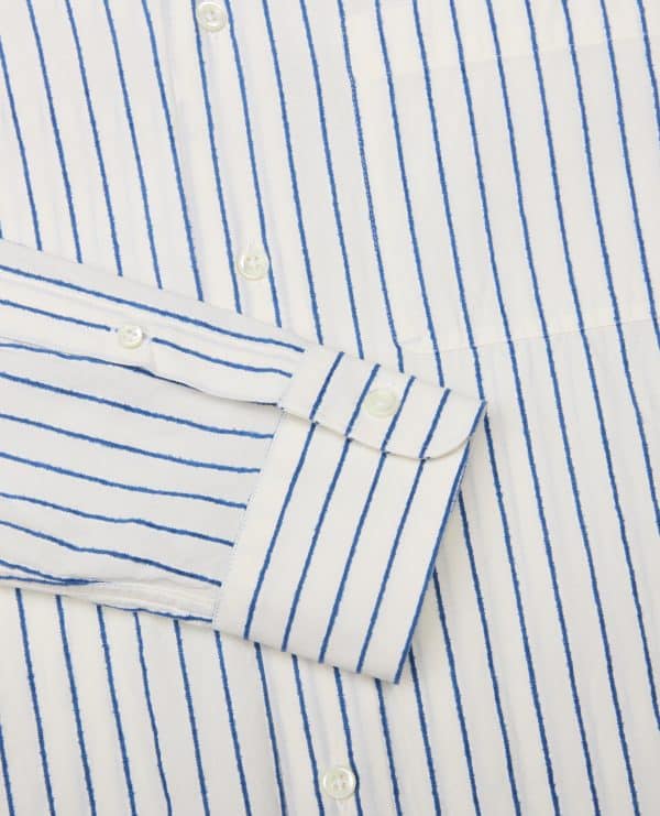 SUNFLOWER Adrian Shirt - Blue Stripe Details