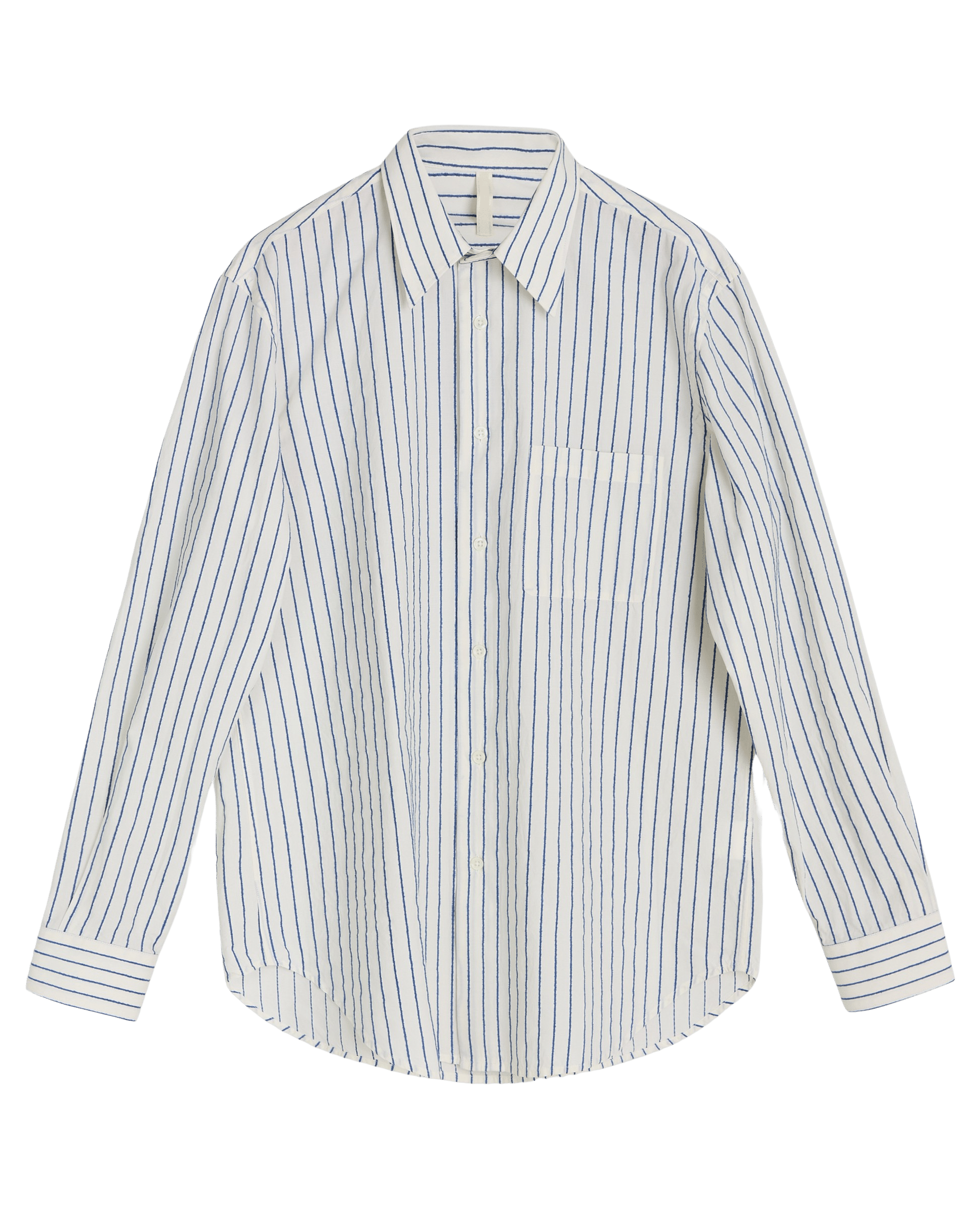 SUNFLOWER Adrian Shirt - Blue Stripe Front