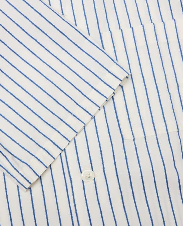 SUNFLOWER Spacey SS Shirt - Blue Stripe Details