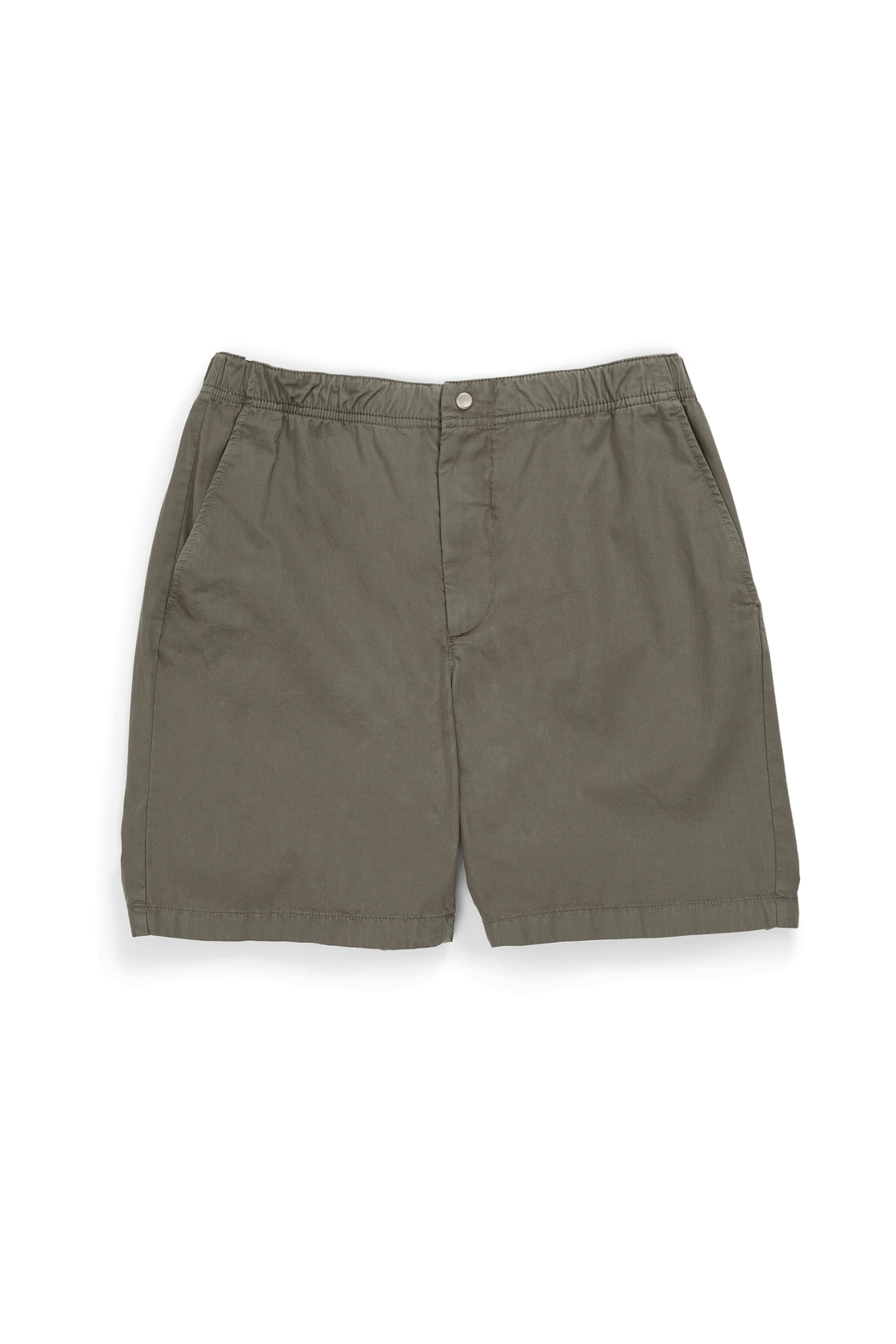 NORSE PROJECTS Ezra Light Twill Shorts - Dried Green Front