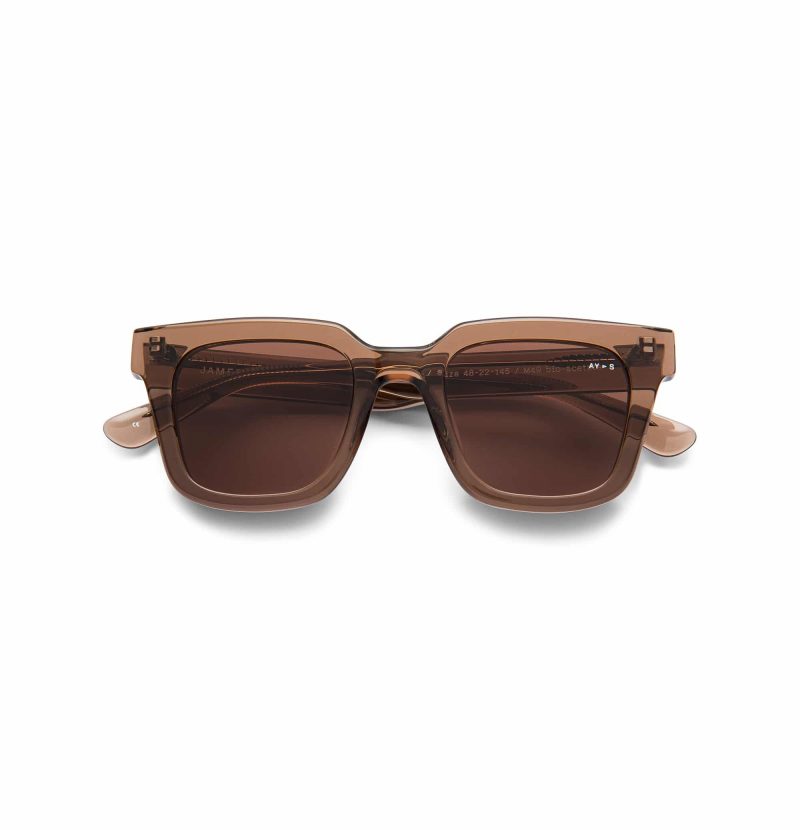 JAMES AY Ruben - Transparent Coffee Brown Front