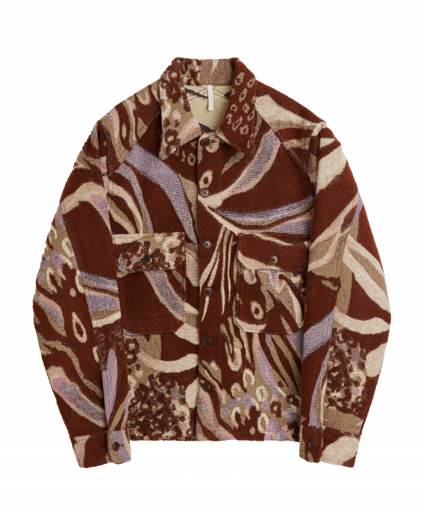 SUNFLOWER Animal CPO Shirt - Brown