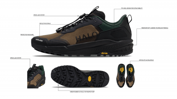 HALO Trail Sneakers - Walnut Tech
