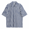 SUNFLOWER 1188 Spacey SS Shirt - Navy Stripe