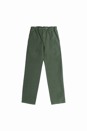 NORSE PROJECTS Ezra Cotton Linen Trousers - Spruce Green