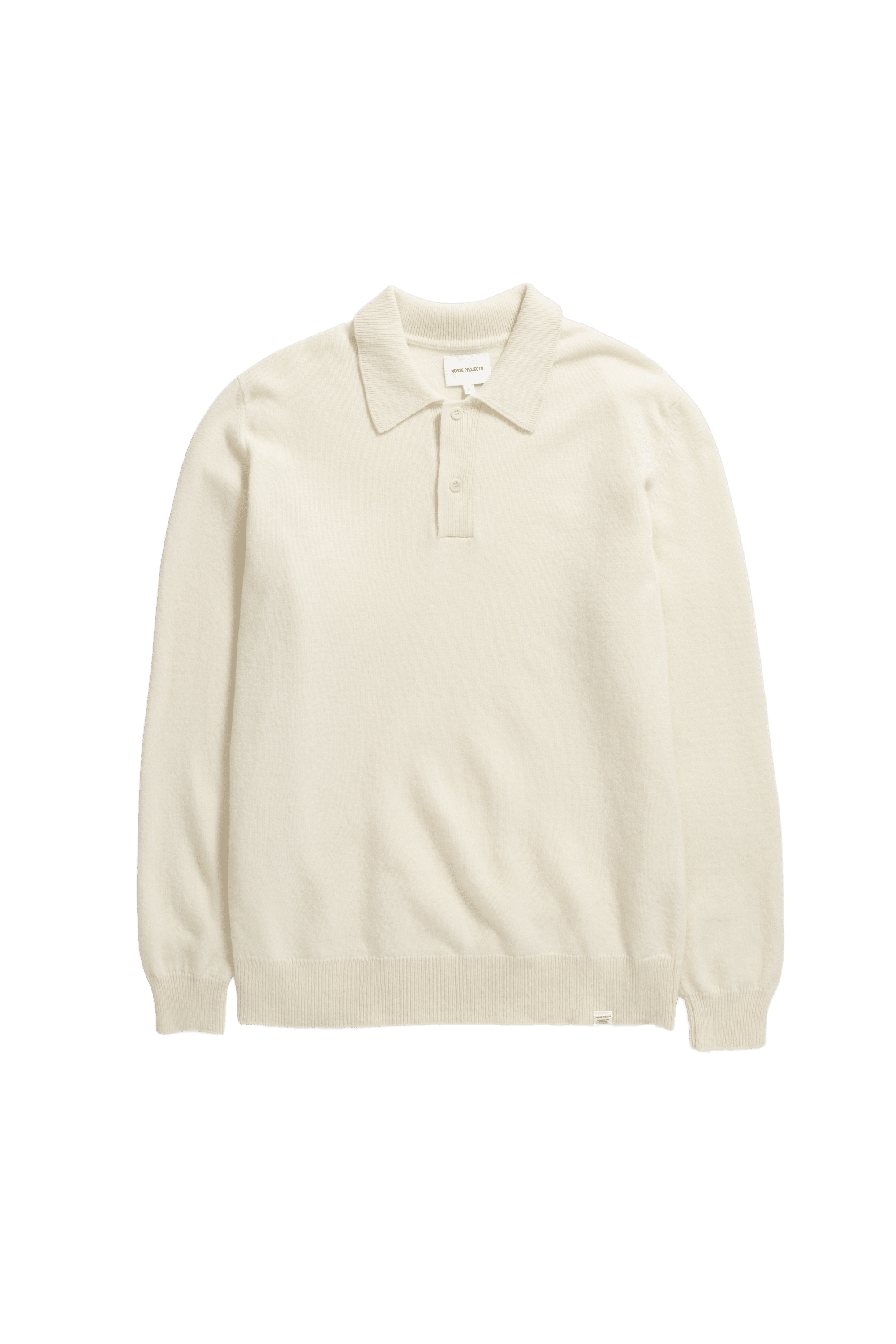 NORSE PROJECTS Marco Lambswool Polo - Ecru