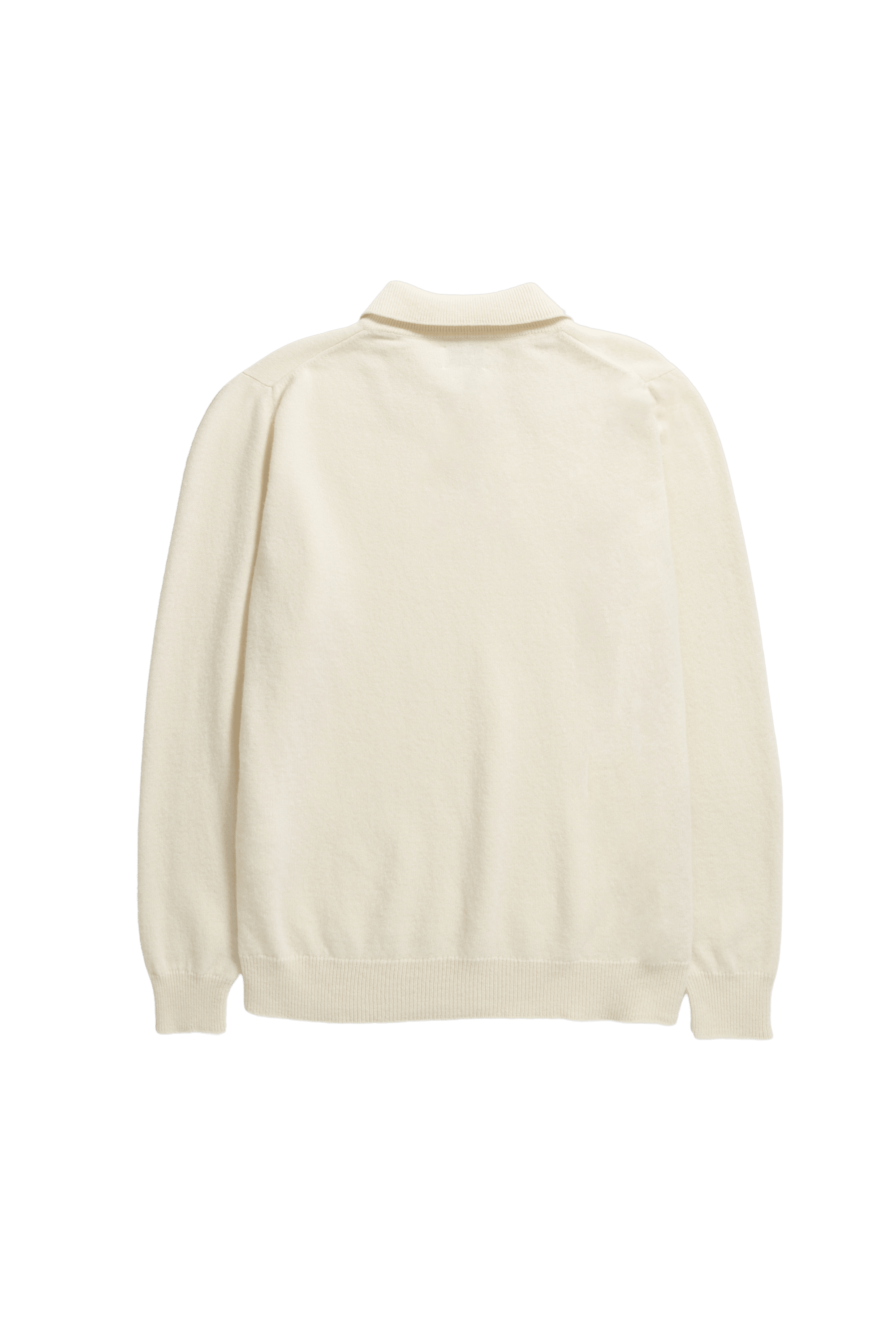 NORSE PROJECTS Marco Lambswool Polo - Ecru Back