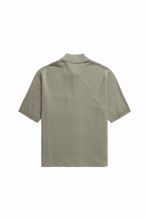 NORSE PROJECTS Rollo Cotton Linen Polo - Clay Back