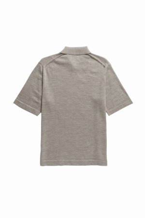 NORSE PROJECTS Jon Tech Merino Polo - Sand Back
