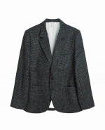 SUNFLOWER Tweed Blazer - Grey Check