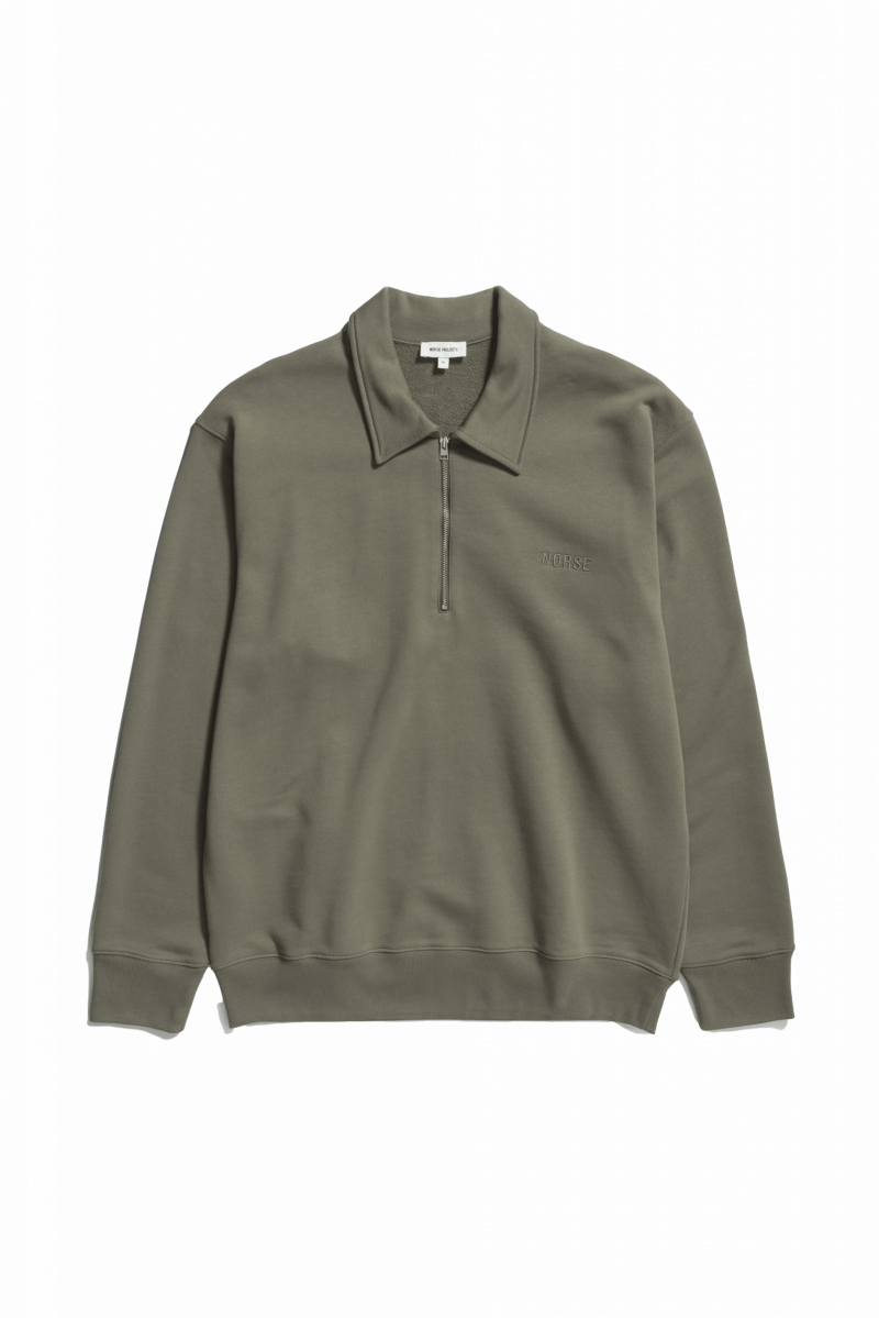 NORSE PROJECTS Ketel Half Zip - Green
