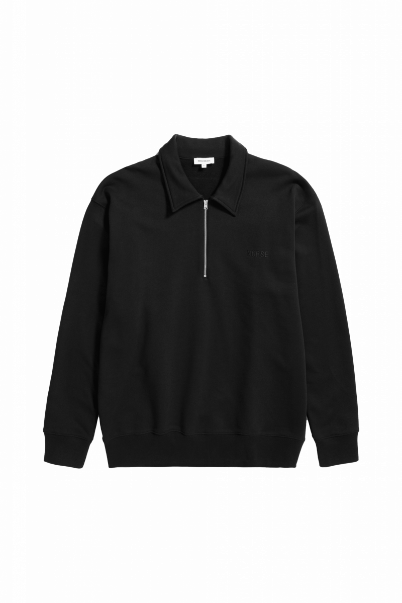 NORSE PROJECTS Ketel Half Zip - Black