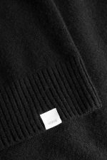 NORSE PROJECTS Merino Lambswool Cardigan - Black ærme