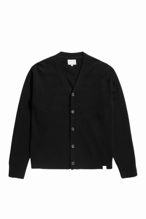 NORSE PROJECTS Merino Lambswool Cardigan - Black
