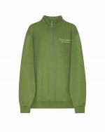 PALMES Garden Zip Sweatshirt - Green