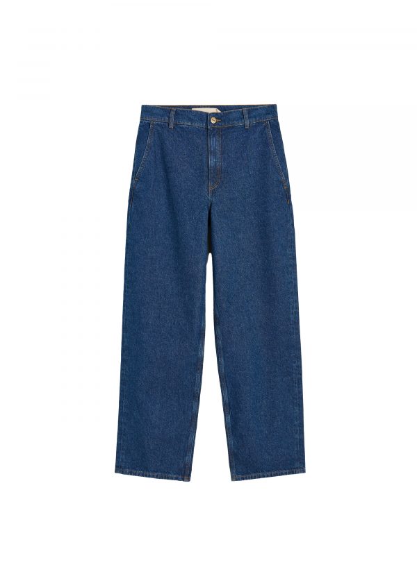 AIAYU Carlo Midwaist Wide Jeans - Mid Blue