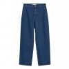 AIAYU Carlo Midwaist Wide Jeans - Mid Blue
