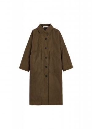 AIAYU Jay Coat Oilskin - Bark