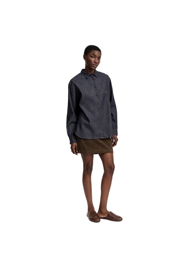 AIAYU Lynette Shirt Denim - Classic Blue - Billede 2