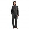 AIAYU Lynette Shirt Fine Wool - Dark Grey Model