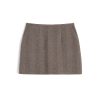 AIAYU Mini Skirt - Herringbone
