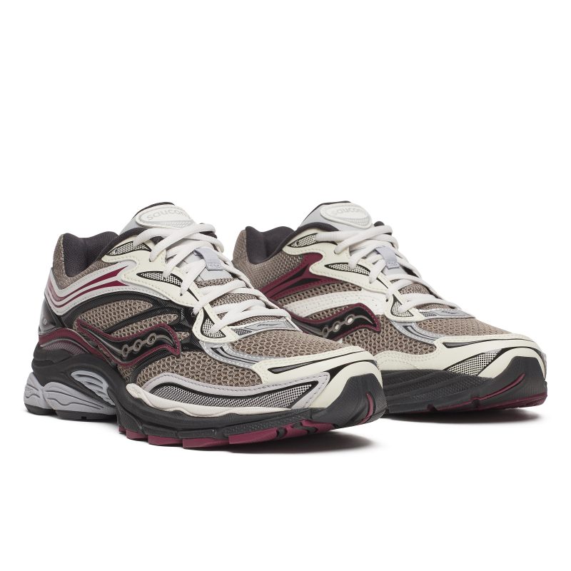 SAUCONY Progrid Omni 9 - Tan/Maroon