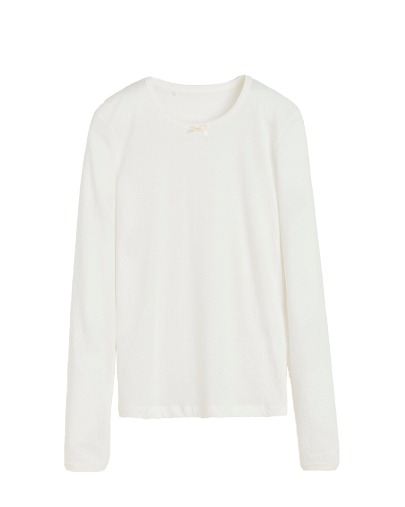 Aiayu Messhu Long Sleeve - Pure Ecru Aiayu Messhu Long Sleeve - Pure Ecru
