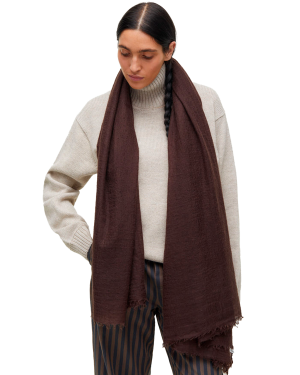 AIAYU Poon Scarf 125x175 - Chocolate