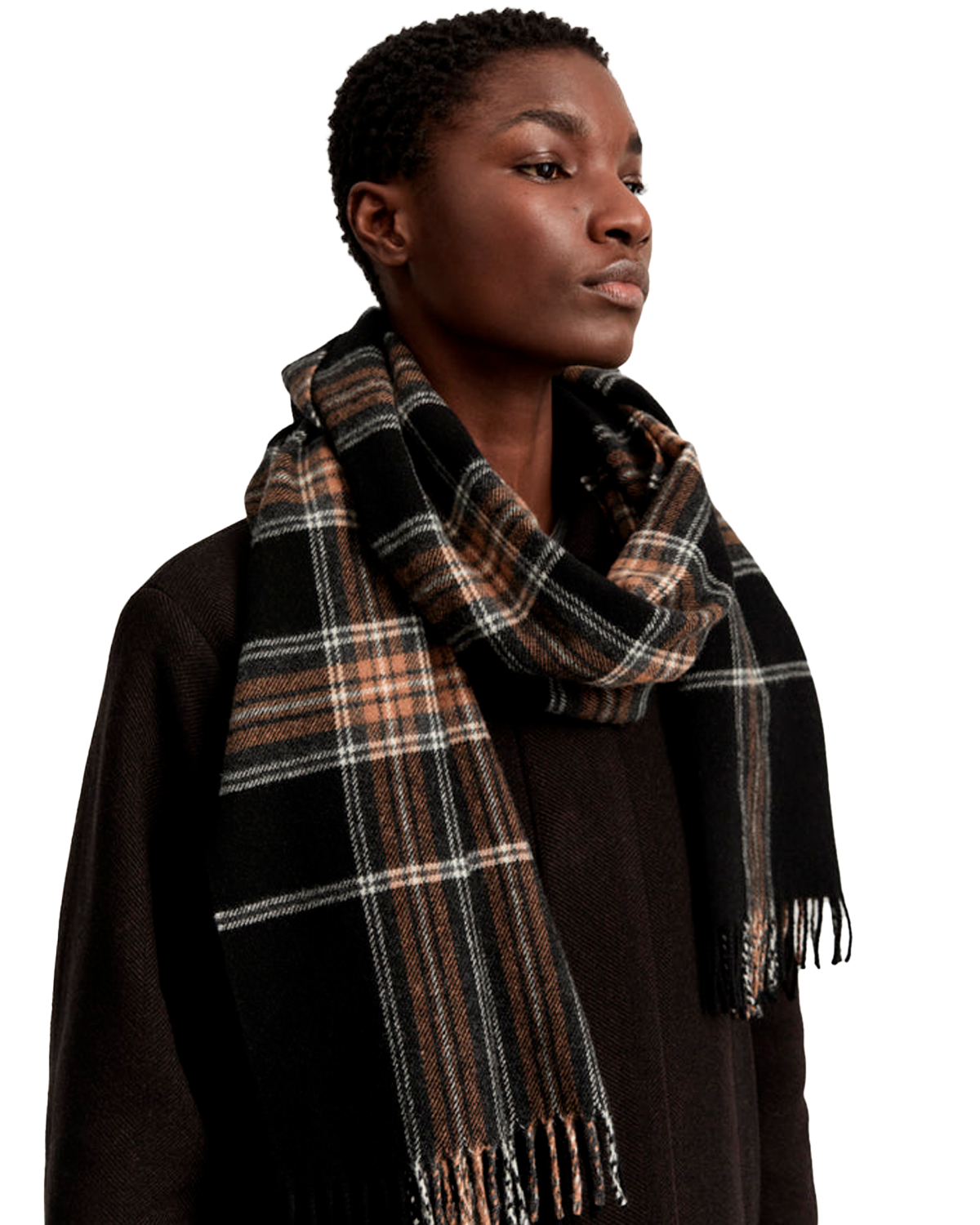 AIAYU Kaya 50x190 Scarf - Mix Black