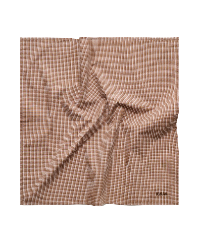 AIAYU Charlie Scarf Check - Mix Fossil