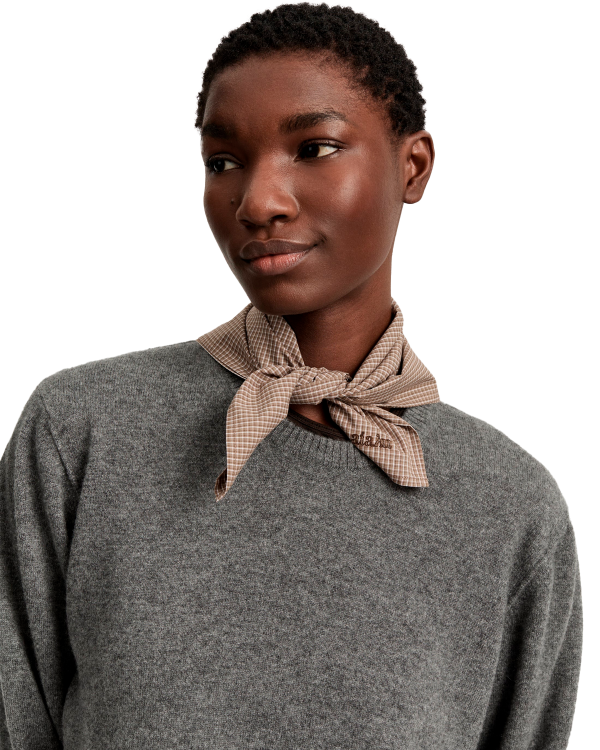AIAYU Charlie Scarf Check - Mix Fossil