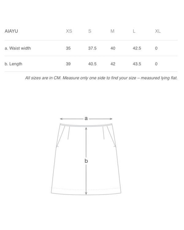 AIAYU Mini Skirt - Herringbone - Billede 4