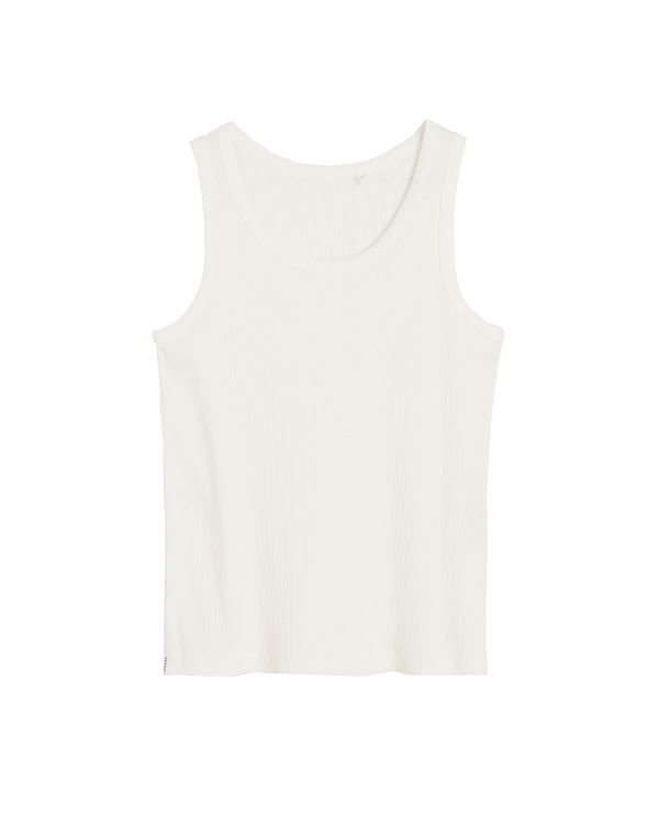 Rib Tank Off White