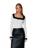 OPÉRASPORT Rosie Seamless Top - White