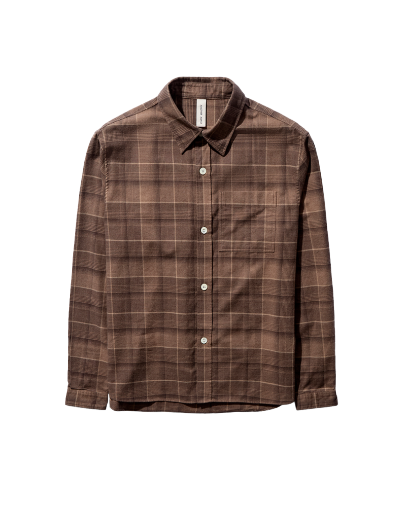 ANOTHER ASPECT Shirt 4.0 - Light Brown Check
