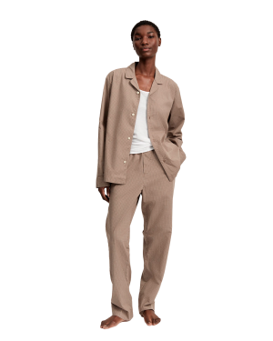 AIAYU Classic Pyjamas Check - Mix fossil