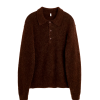 SUNFLOWER Mohair Polo - Brown
