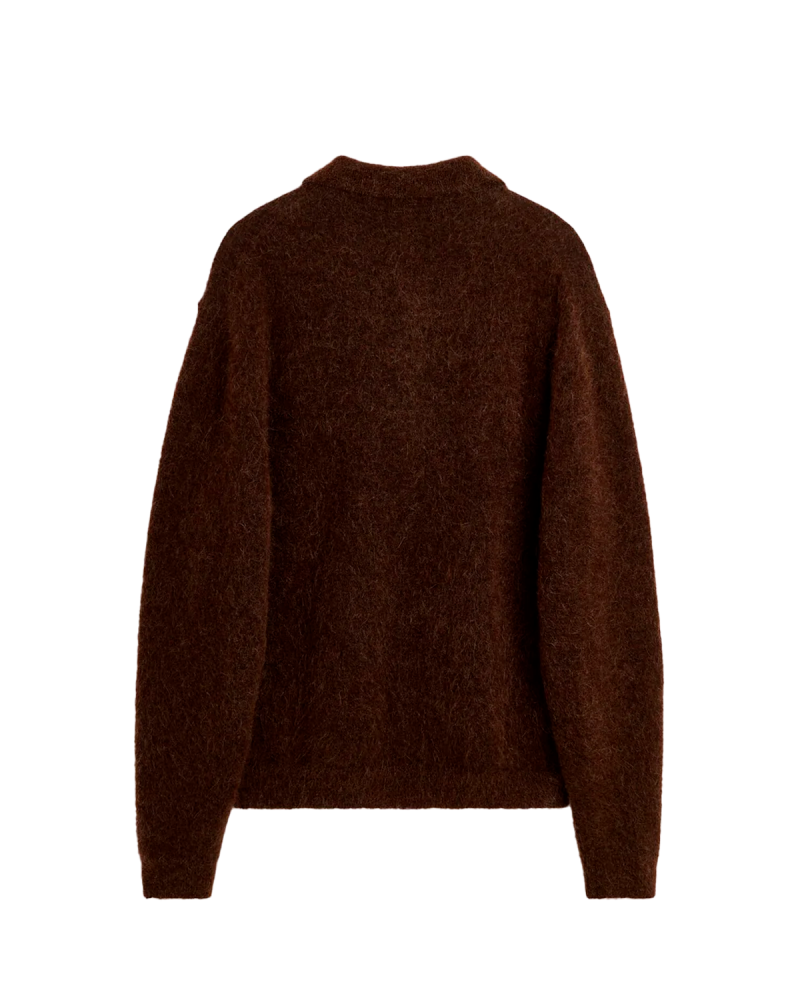 SUNFLOWER Mohair Polo - Brown