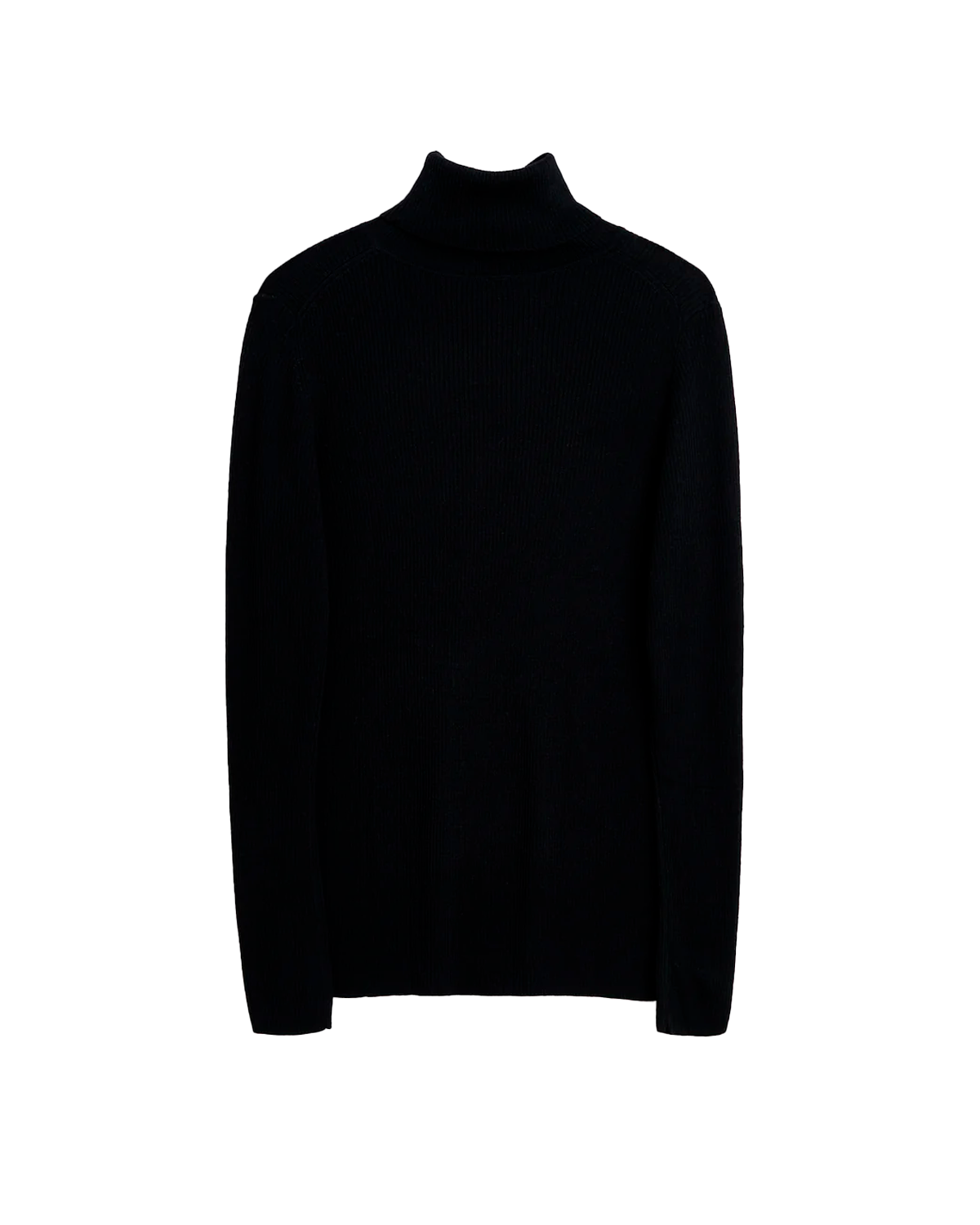 SUNFLOWER Merino Rib Turtle Neck - Black - Billede 2