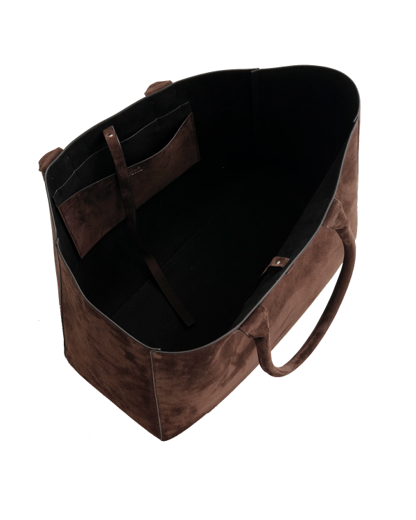 KONÉ Large Filippo Bag - Palissandro Suede