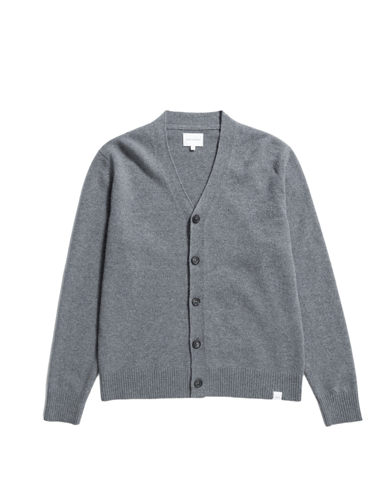 NORSE PROJECTS Standard Lambswool Cardigan - Grey